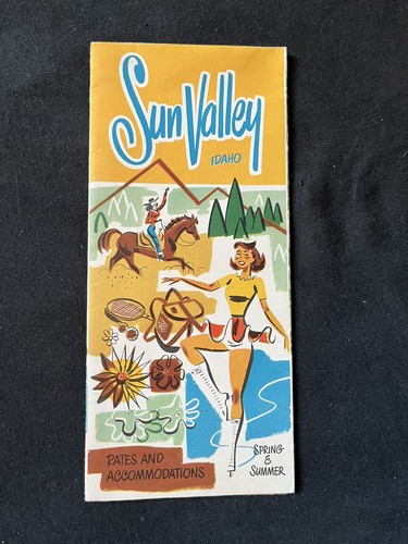 1950’s Sun Valley Idaho Advertising Travel Brochure