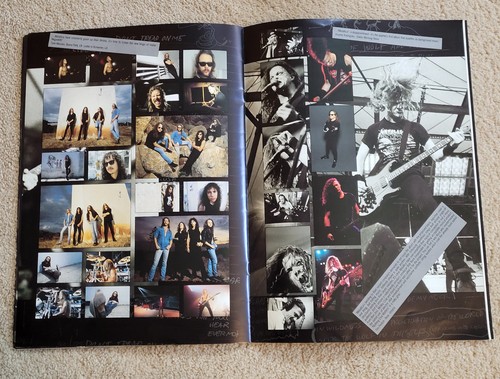 Metallica Wherever Roam LIBRO DE GIRA X 2 Lars Jason + Kirk en persona 🔥autografiado - Imagen 14 de 16