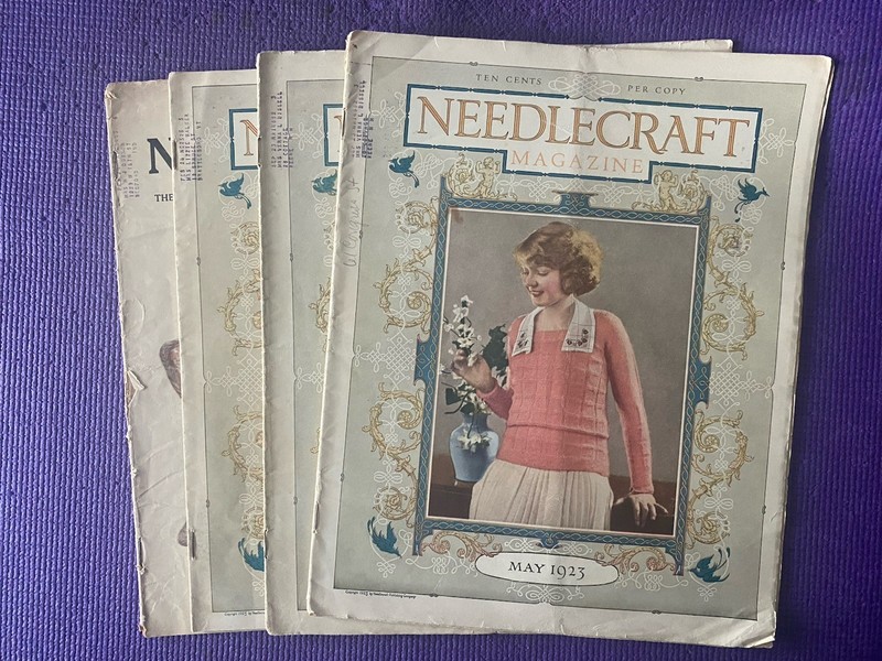 Vintage Lot of (4) Needlecraft For 1923