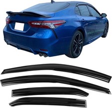Tape on Outside Mount Window Visors Compatible with 2018-2024 Toyota Camry, Acry