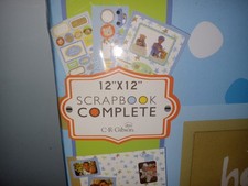 C.R. Gibson Scrapbook 12x12 Thank Heaven For Little Boys Complete