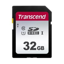 Transcend SD Card 32GB UHS-I U1 Class 10 TS32GSDC300S-E NEW