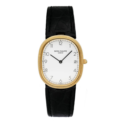 Patek Philippe Golden Ellipse 3988J White Dial Mens Watch