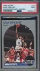 1990-91 Hoops #223a Sam Vincent with Michael Jordan PSA 9