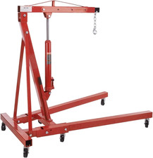 Gru Alza Motore Idraulica Da Officina 1.000Kg | Capretta per Officina | Ripiegab