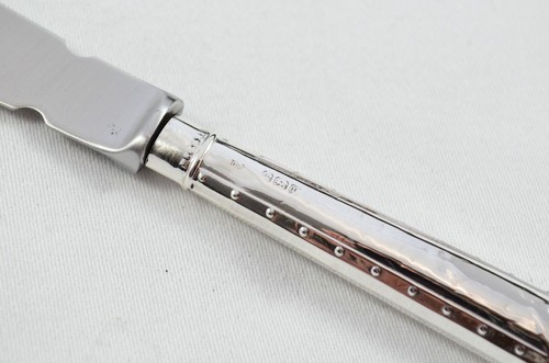 Sheffield Sterling Silver Handled Letter Opener Armoury Pattern 1909 - Picture 4 of 6