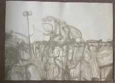 ENRIC CORMENZANA (1948-2011) ORIGINAL LITHOGRAPH PRINT ABSTRACT ARTWORK SIGNED