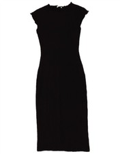 Zara Womens Sheath Dress UK 8 Small Black DR13