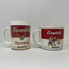 Campbell’s Soup Mug Red White Cup Iconic Collectible Authentic Retro Diner