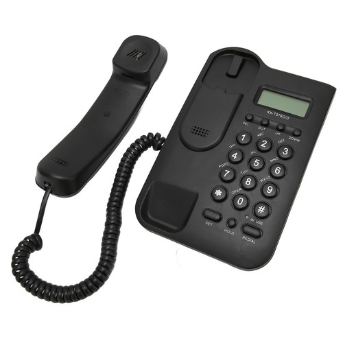 Biurko Telefon Identyfikator Uchwyt ścienny Minimalistyczny przewodowy telefon domowy do domu hotelu CB - Zdjęcie 2 z 28