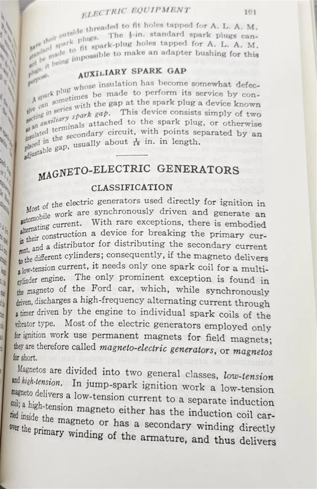 Manuale Di Riparazione E Guida Per Automobili A Benzina 1913-1922 - Immagine 3 di 4