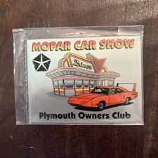 Vinatge Mopar Chrysler Plymouth Owners Club Plateplaque 4 X 3 Vinatge Mopar Chrysler Plymouth Owners Club Plateplaque 4 X 3