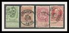 BELGIUM LOT OF 4 STAMPS USED