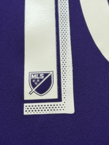 2016 Orlando City SC Home Jersey #10 Kaka XL Adidas Soccer MLS Kit Defective NEW - Picture 17 of 24