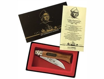 Couteau Opinel Collection Limitée Christophe Colomb 1992 Très Rare En Italie - Photo 1/4