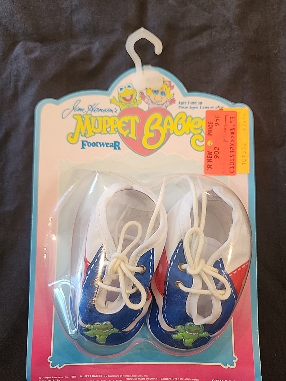 Vintage Jim Henson's Muppet Babies Footwear NIB