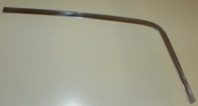 1966 1967 EL CAMINO ORIGINAL GM REAR WINDOW BACK GLASS CHROME TRIM PASSENGER