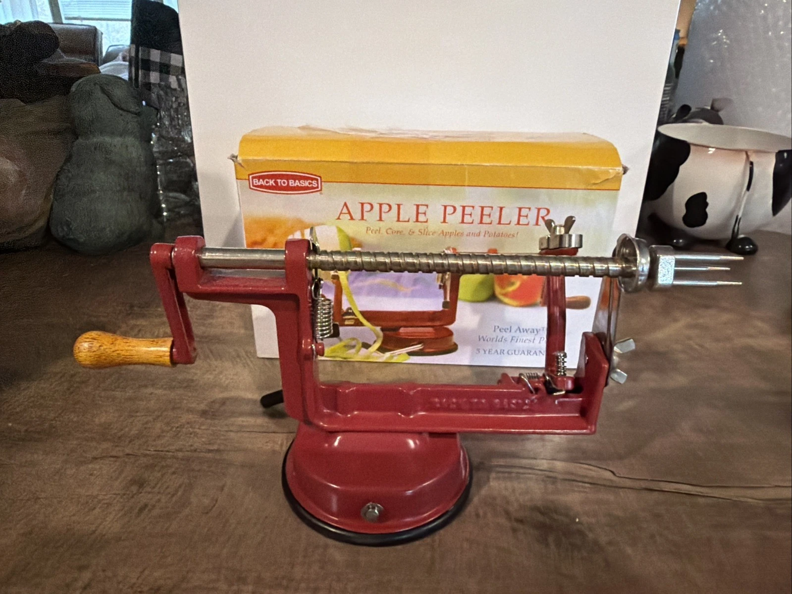 Back to Basics Peel Away Worlds Finest Slicer - APPLE PEELER CORER SLICER
