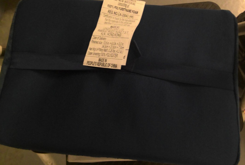 back rest pillow navy blue