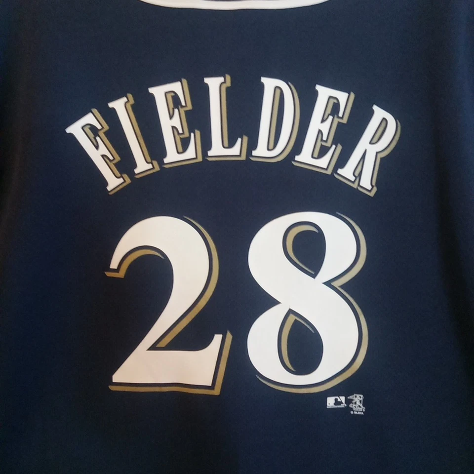 Camiseta majestuosa juvenil talla 18/20 de los Milwaukee Brewers Prince Fielder #28 Foto 3 de 4