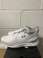 Under Armour Drive Fade White Golf Shoes Size UK 9