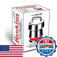Hawkins Whistle Vent Weight Stainless Steel And Bigboy Pressure Cooker, 1.5
