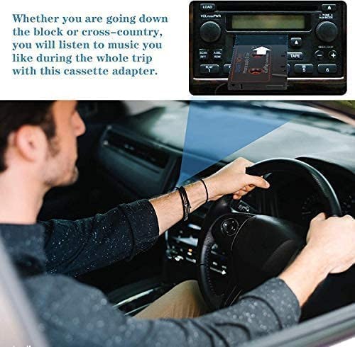 DIGITNOW Car Audio Cassette to Aux Adapter, 3.5MM Aux Audio Cable Tape Player...