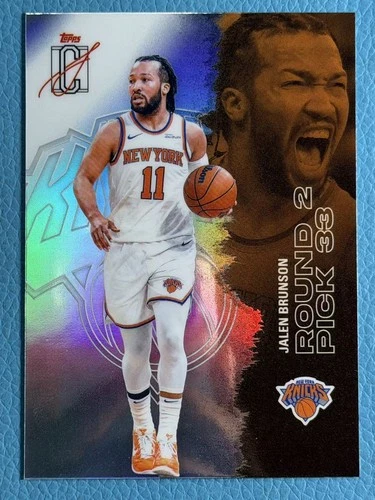 Jalen Brunson 2025-26 Topps Signature Class Refractor Knicks #58