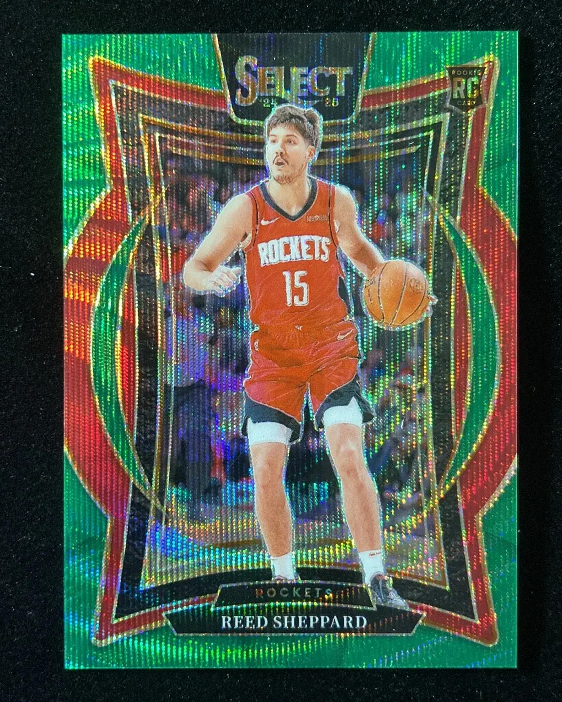 2024-25 Panini Select RC Reed Sheppard Concourse 33/50 Green Wave #68 XJ39