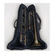Mendini by Cecilio Trombone Brass Instrument, With Carrying Case READ