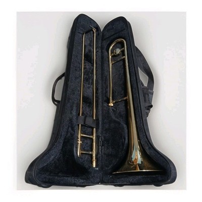 Mendini by Cecilio Trombone Brass Instrument,  With Carrying Case READ
