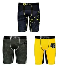 3-PACK Ethika The Staple Underwear Boxer Briefs Valentino Rossi Men's Large LG L