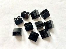 LEGO® - NEU - 10 Stück Dachstein Schrägstein Negativ 2x2 in Schwarz #3660
