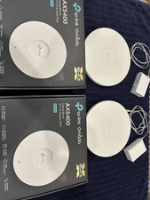 Two TP-LINK EAP670 AX5400 WiFi 6 Wireless Access Points + TL-SG108PE POE Switch 