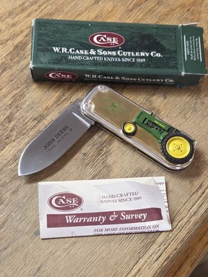 Case XX Franklin Mint John Deere 1948 Model B Tractor Folding Pocket Knife Box