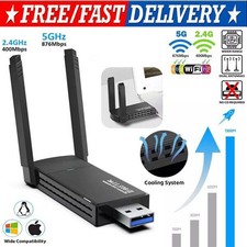 USB 3.0 Wireless WIFI Adapter 1300Mbps Long Range Dongle Dual Band Network lot