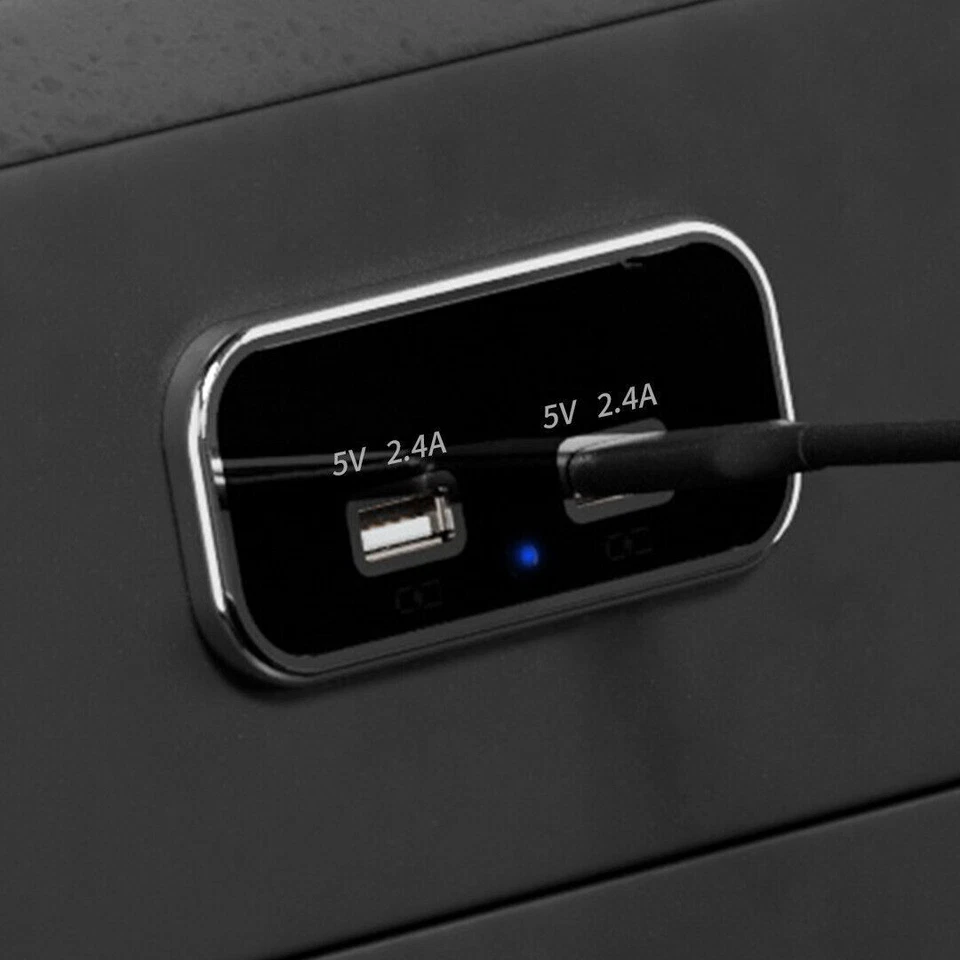 12V Auto Dual USB Typ C Ladegerät Buchse Licht Einbau Steckdose für Wohnwage KFZ - Bild 3 von 4