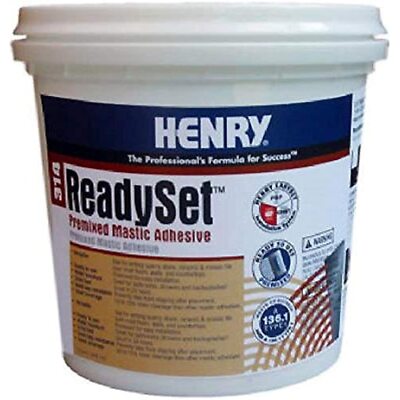 Henry 314 Premixed Mastic Adhesive 1 QT Ready Set