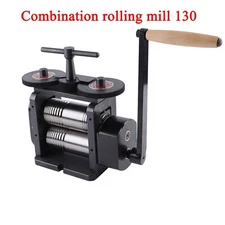 130mm Manual Rolling Mill Machine,Wire Flat Pattern Sheet Metal Jewelry Tool