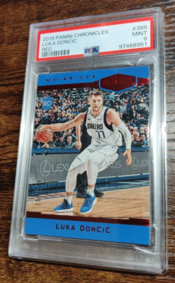 2018 Chronicles Luka Doncic #389 RC Red /149 PSA 9! POP 5! No PSA