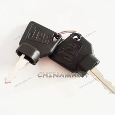 6 pcs Ignition Keys 70145501 for Parts 3CX Excavator #A6-40