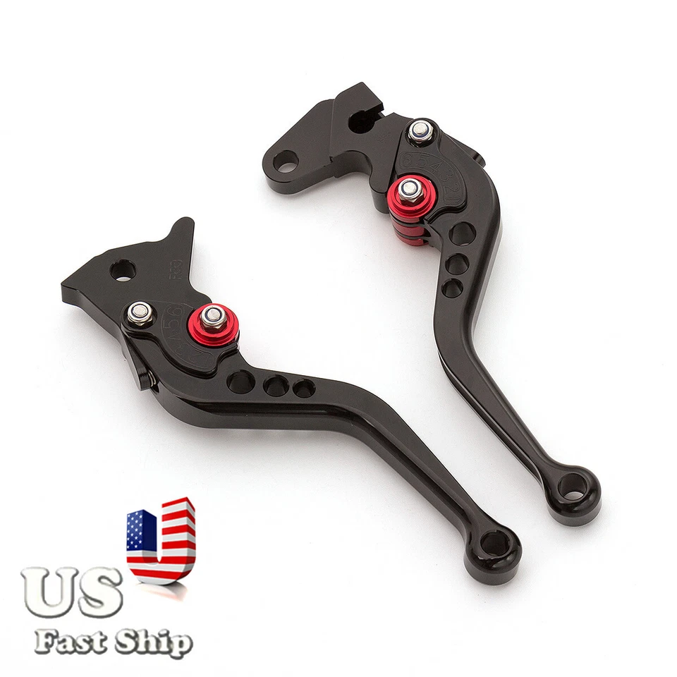 USA Short Brake Clutch Lever Grips For Honda CBR900RR CBR 600 F2,F3 1993-1999 - Image 3 of 4