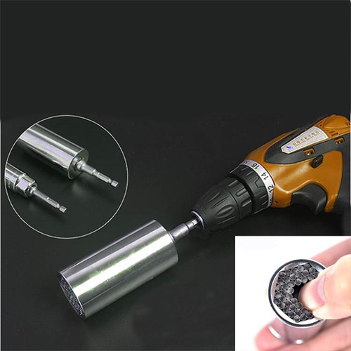 Universal Stahl STECKSCHLÜSSEL Werkzeug 7-19 mm Magic Grip Alligator Adapter Set 0,36 lB - Bild 3 von 7