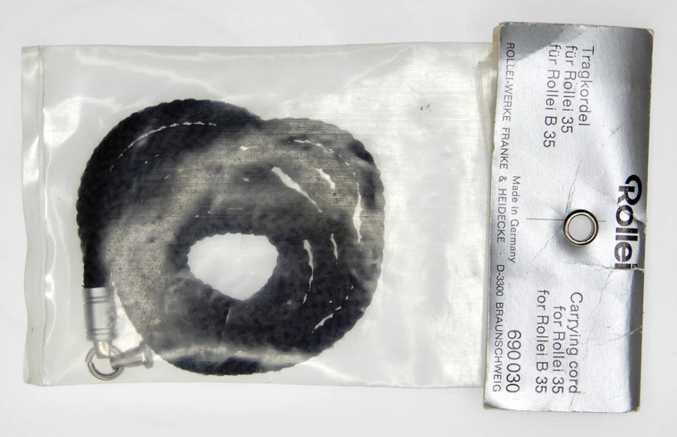 Correa de cuello largo negra Rollei para Rollei 35 ............ NUEVA Foto 2 de 3