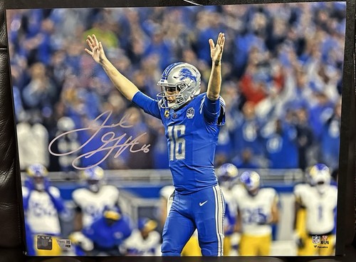 Jared Goff Autographed Detroit Lions 16x20 Photograph !! Fanatics