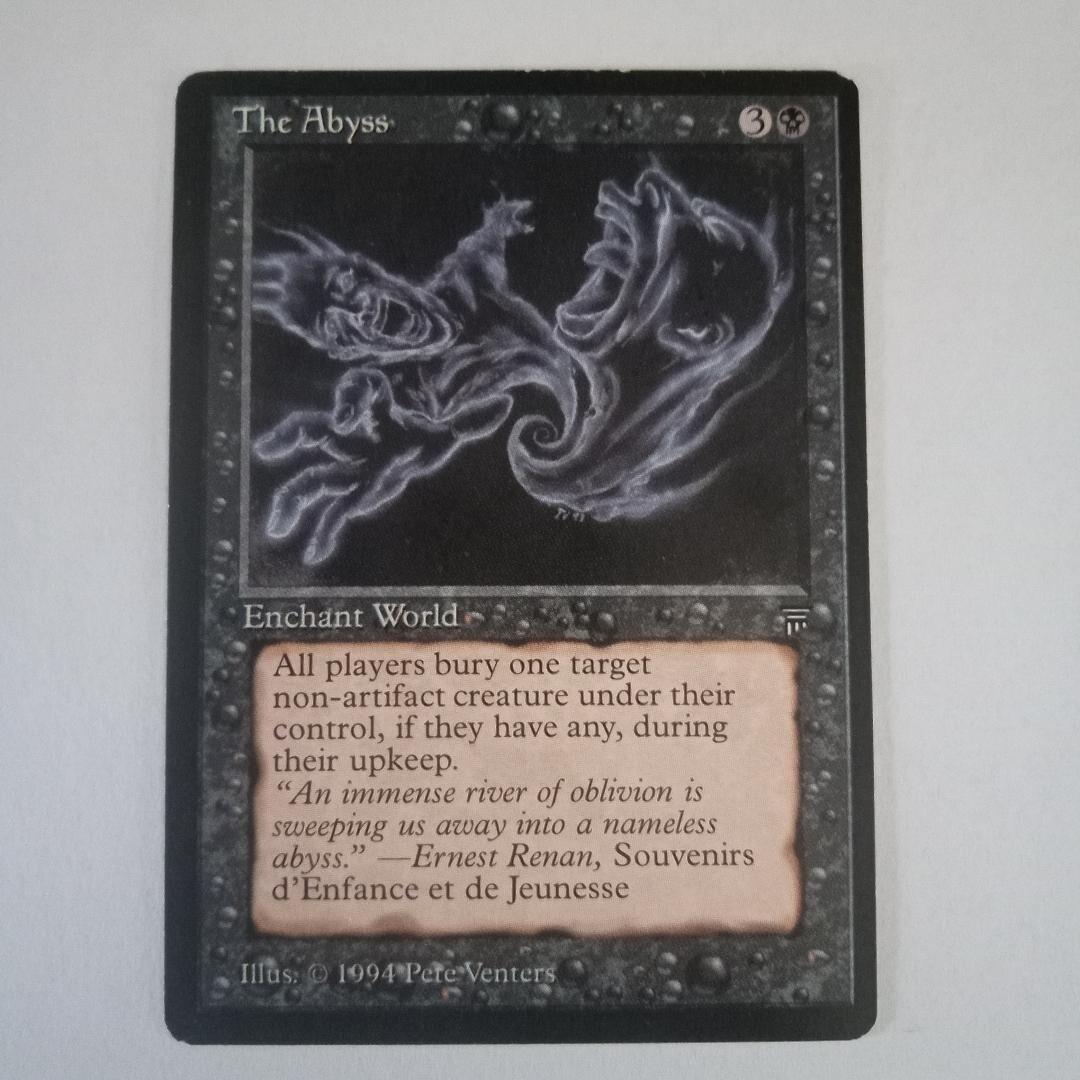 MTG the Abyss レジェンド 英語版 MTG The Abyss English Legends EX/Good | eBay