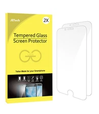 2X iPhone 6 Plus / 6s Plus, Premium Tempered Glass Screen Protector