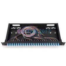 48 core LC with adapter pigtail 24 Ports Patch Panel Fiber Optic Terminal Box