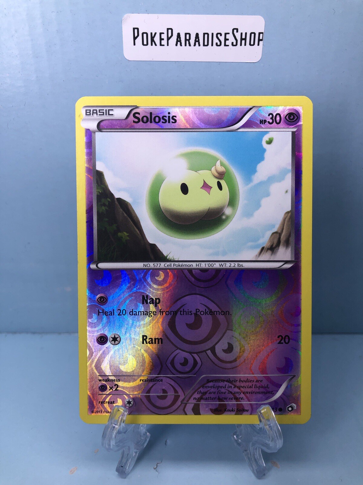 Pokemon - Solosis - 74/113 - Common - Reverse Holo - Legendary Treasures - NM