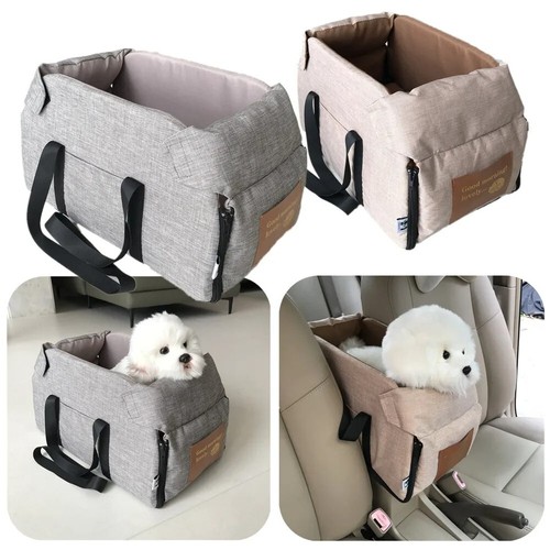 Dog Car Seat Bed Car Central Dog Car Seat Bed Portable Dog Carrier for Small Dog